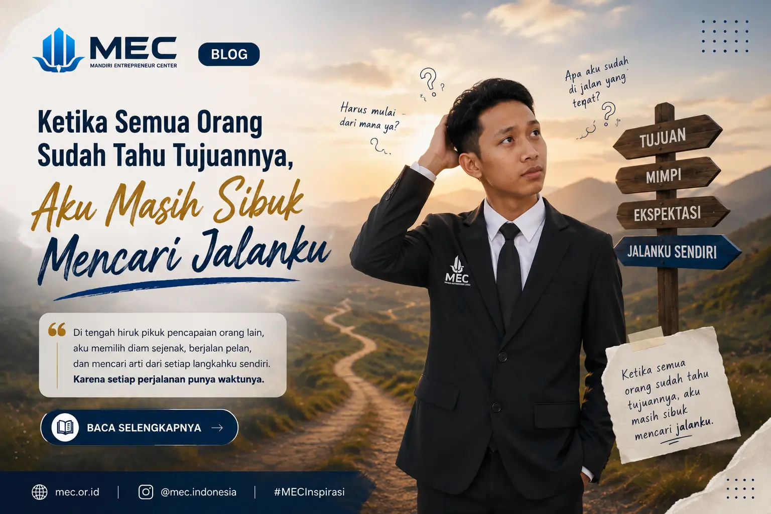 pengalaman pribadi A'an di MEC Surabaya